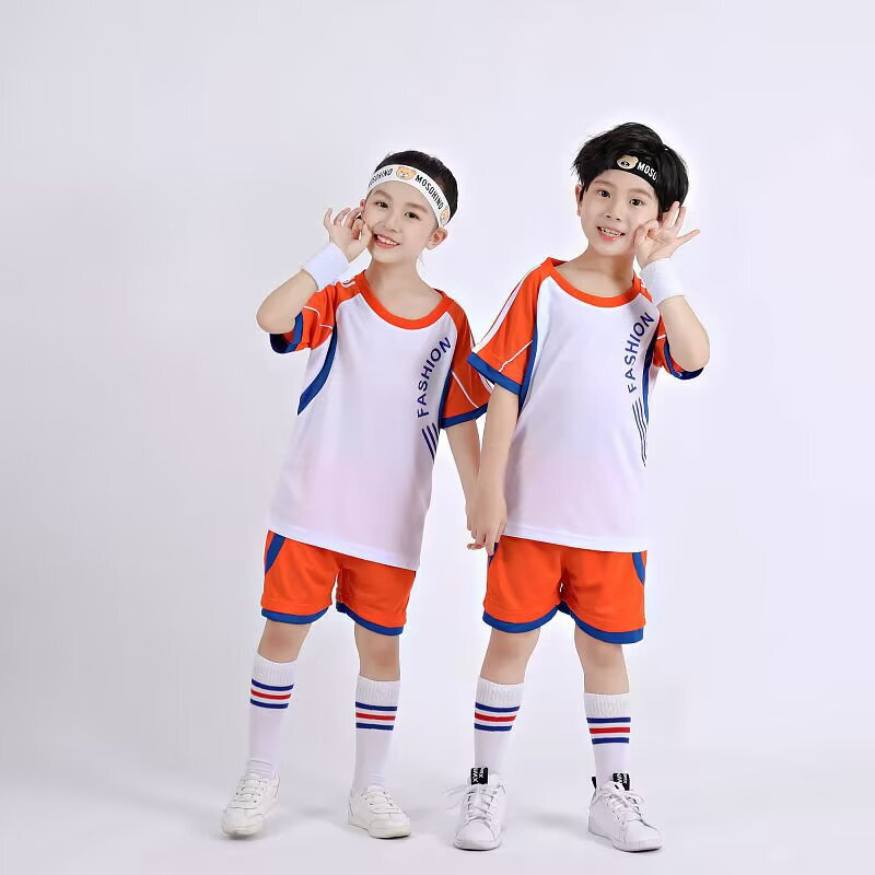 Adults and Children Have the Same Style of Summer Quick-Drying Running Fitness Breathable Men's and Women's Sportswear Football Uniform Set Quick-Drying and Breathable Adults and Children Have the Same Style of Summer Quick-Drying Running Fitness Breathable Men's and Women's Sportswear Football Uniform Set Quick-Drying and Breathable