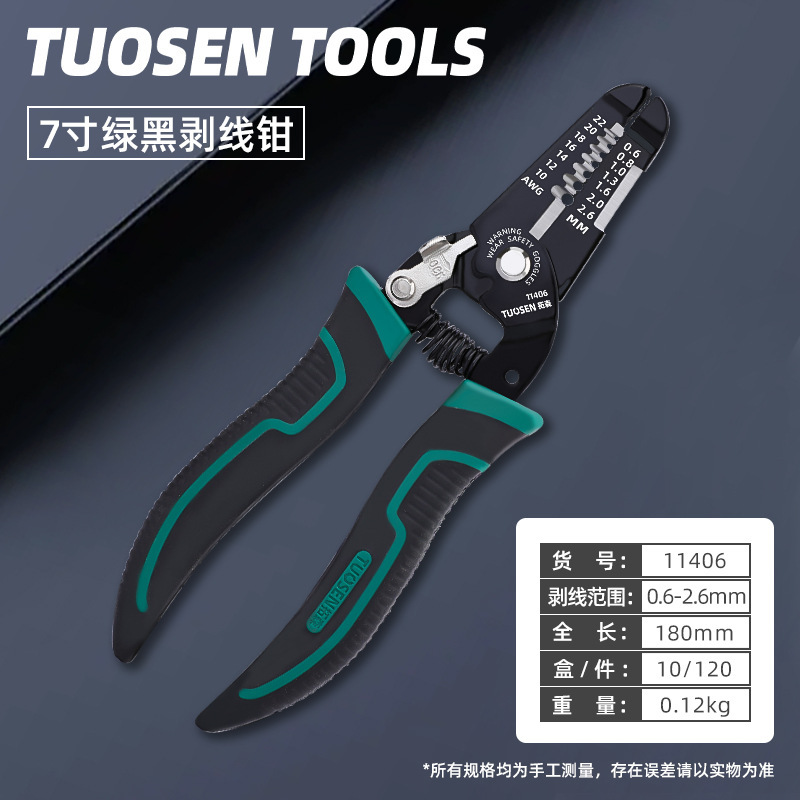 Pinzas de pelado de doble color