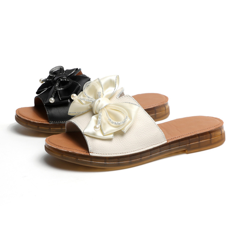 First-Layer Cowhide Slippers for Women 2026 Summer Outdoor Non-Slip Soft Sole Rubber Sole Slippers Genuine Leather Maternity Slippers 918 First-Layer Cowhide Slippers for Women 2026 Summer Outdoor Non-Slip Soft Sole Rubber Sole Slippers Genuine Leather Maternity Slippers 918