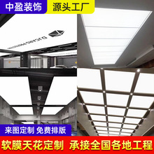 汽车贴膜美容工位灯箱无尘洗车房专用灯光4S店定制LOGO卡布灯箱