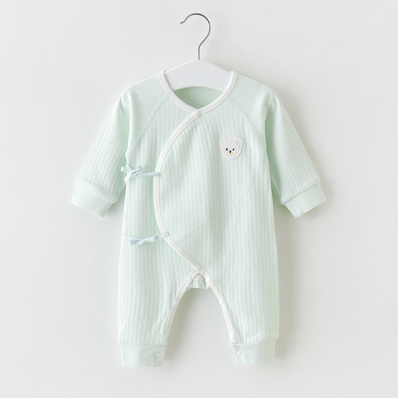 Ropa de bebé recién nacido para primavera y otoño, algodón puro, pijamas finos, pelele, traje para gatear, body para bebé recién nacido.
