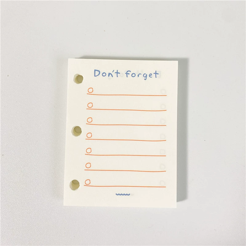Small book, notebook for elementary school students, tear-off sheet, handmade