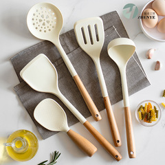 Food-grade silicone kitchen utensil spatula soup spoon Chinese-style spatula Kitchen cooking tool