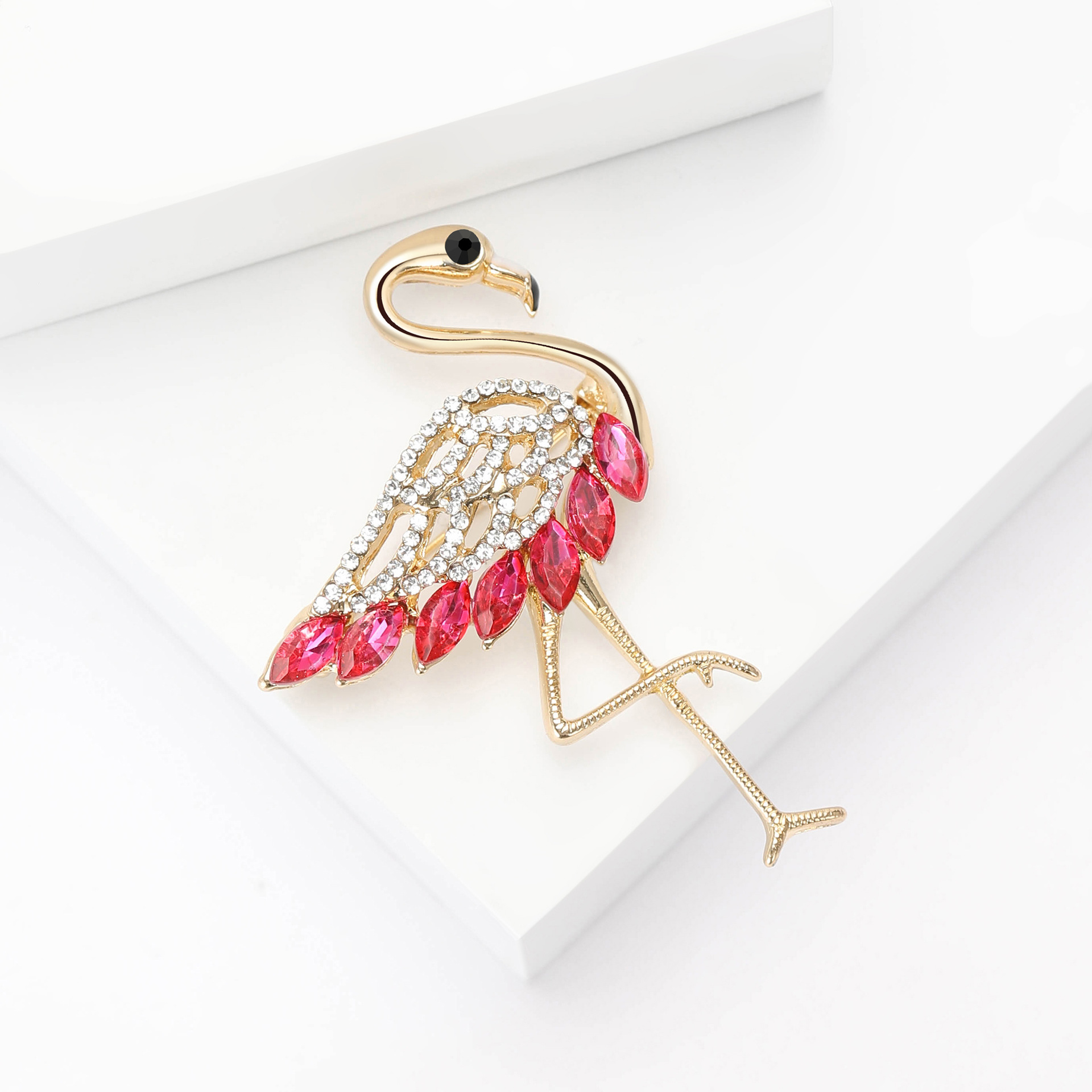 Flamingo Pattern Simple Style IG Style Pin Flamingo Alloy Women's Brooches