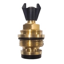 外贸跨境黄铜慢开阀芯铁杆陶瓷阀芯单冷角阀芯大流量慢开龙头阀芯