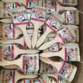 木柄油漆刷 烧烤刷胶水油漆清洁涂料刷 除灰长手柄防水猪毛刷批发