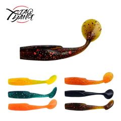 8cm 5g American-style T-tail Fish Lure Soft Bait – Freshwater T-tail Soft Worm, Small Fish, Bass & Mandarin Fish Long-Range Casting Lure Set