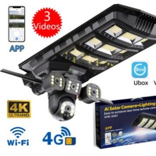 Solar Surveillance Street Light Outdoor Human Body Sensor Solar Surveillance Street Light Solar Surveillance Street Light Camera