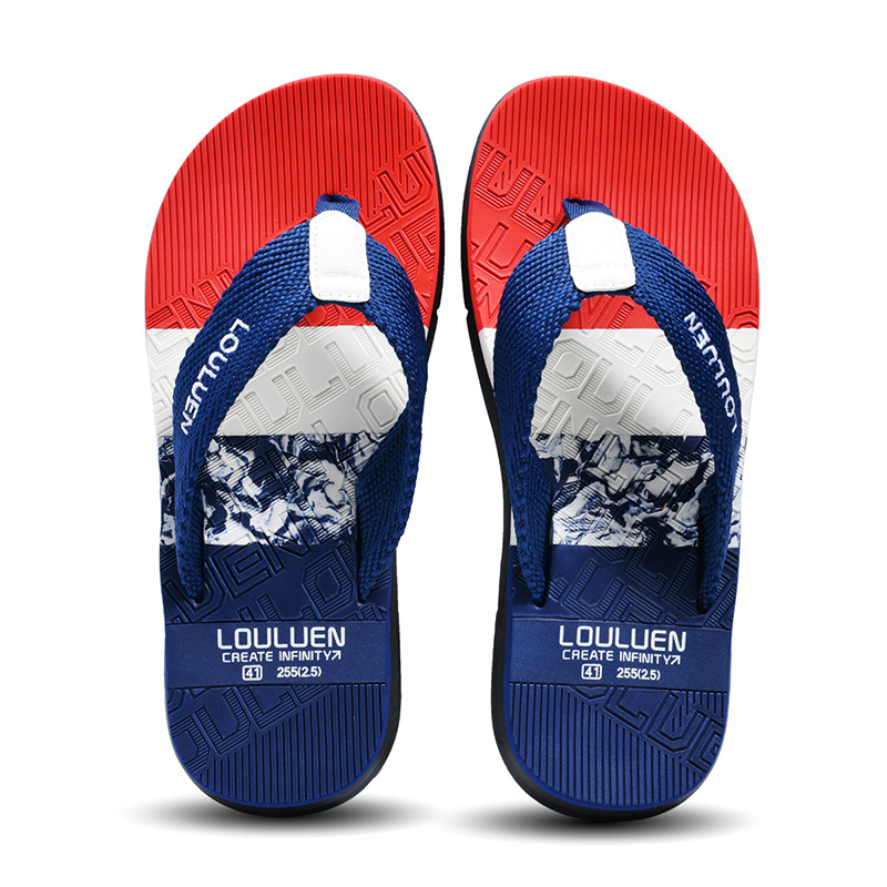 2025 nuevas zapatillas de verano para hombre, chanclas antideslizantes, sandalias para hombre, personalidad de tendencia, chanclas al aire libre coreanas, zapatos de playa