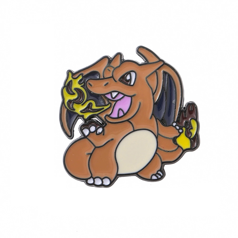 Картиночный персонификированный значок Pokémon, браслет, аниме‑питомцы, Эльф Значок Металлические поломки сломанные промежутки Браковка Близкое Игла