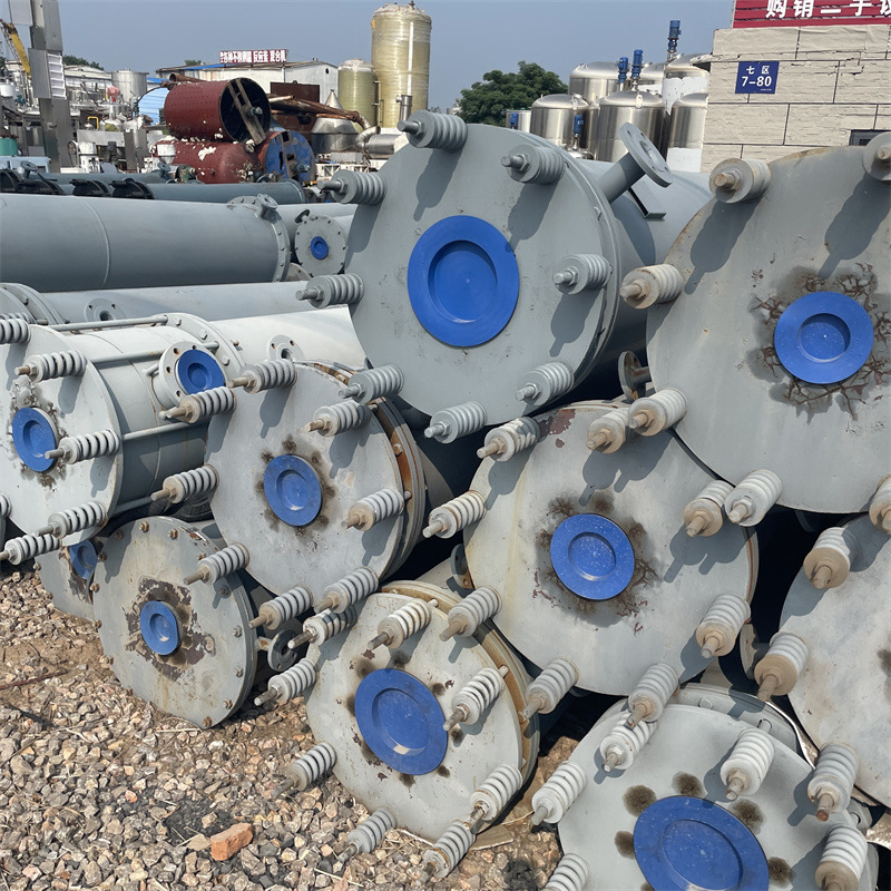 购销二手石墨冷凝器  化工真空冷却设备 二手工业冷凝器