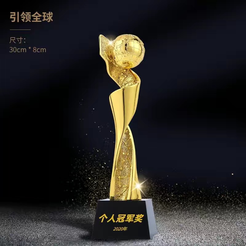 Trofeos de resina personalizables, premios para reuniones anuales, premios de honor para equipos de empleados destacados, medallas personalizadas al por mayor