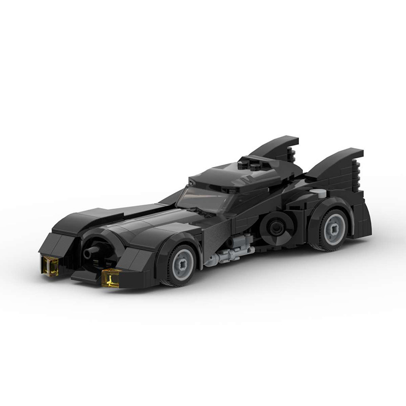 MOC building blocks compatible with Lego 16898 1989 batwing car v2 building blocks movie series assembled model ornaments