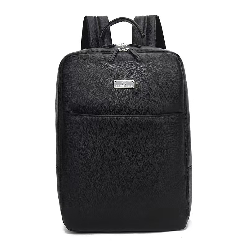 Charme Black Business Laptop Backpack For Men Large Capacity_voghion.com