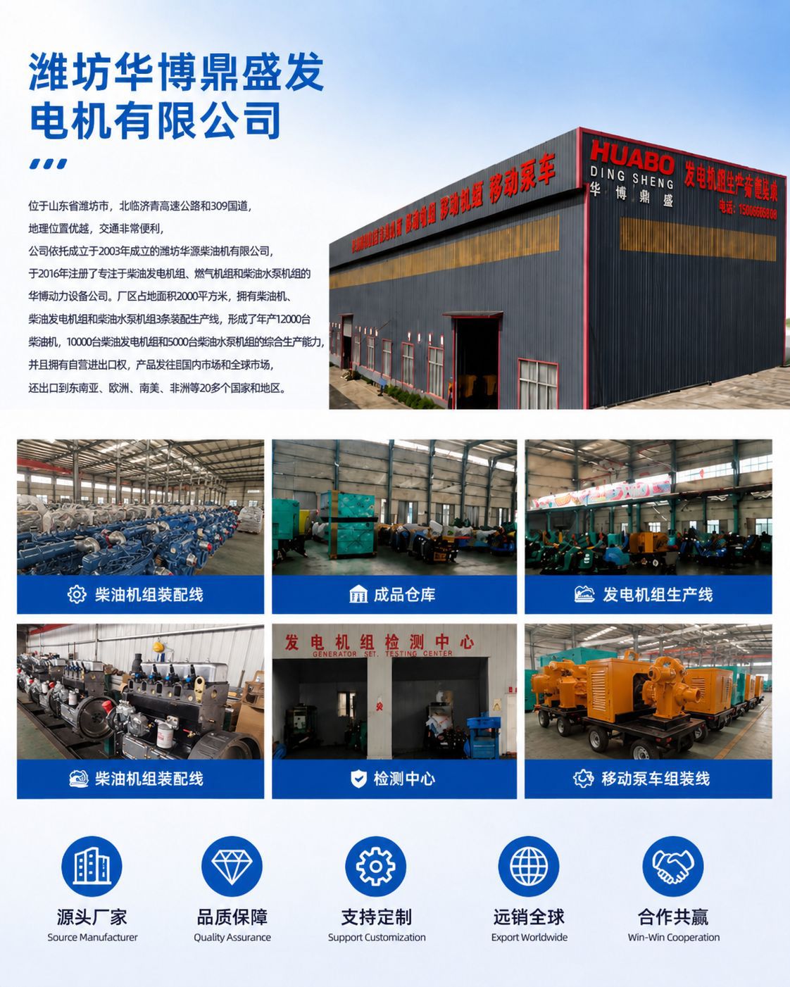 Gasoline generator set 1-20kw 50/60Hz 220/380 volts dual voltage portable household small generator