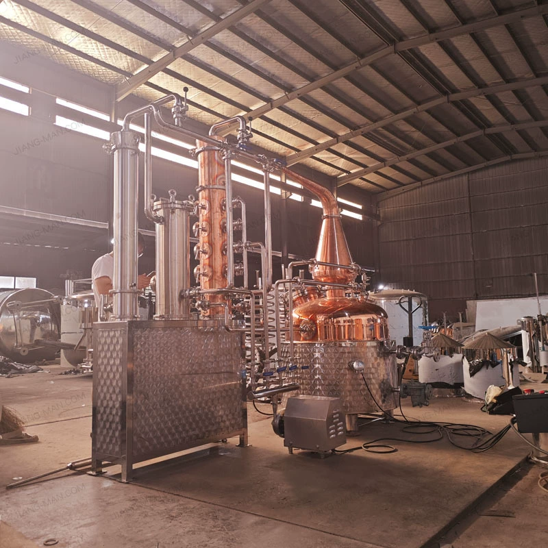 [Оборудование для пивоварения] Производители прямого оборудования для дистилляции фруктового вина Дистиллятор меди Дистиллятор рисового вина