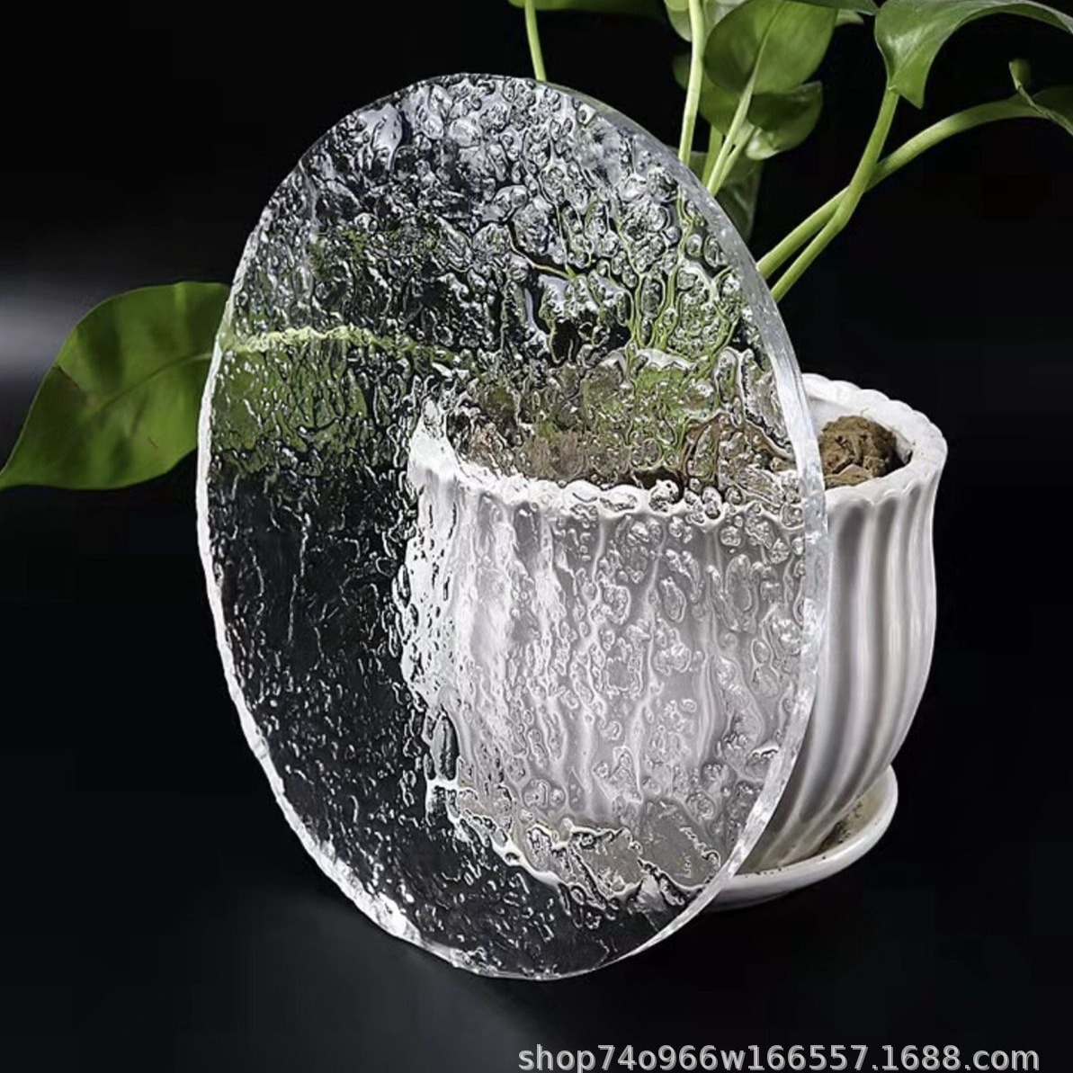 长虹条纹板亚克力石头纹屏风水波纹隔断彩色有机玻璃柜门透明隔板