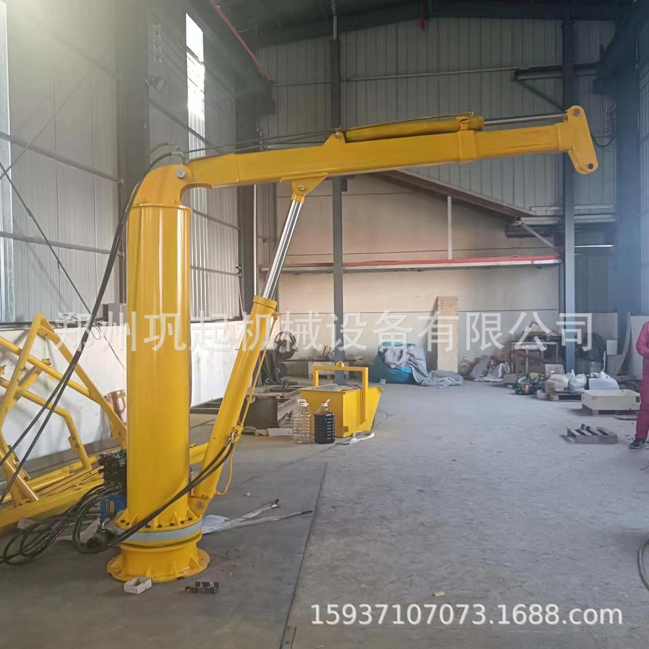 多功能5吨卡车直臂随车吊小型车载伸缩吊农用车改装直臂式吊机