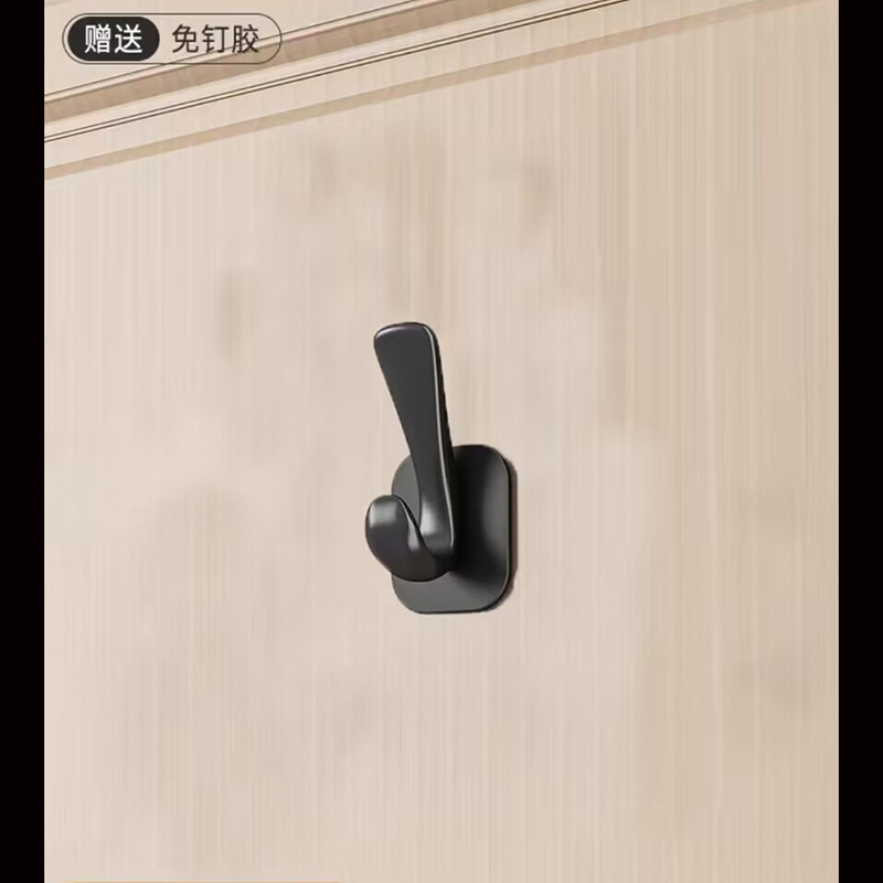 Gancho invisible creativo detrás de la puerta percha pasillo sala de montaje ropa grande sombrero colgante de pared gancho de fila libre
