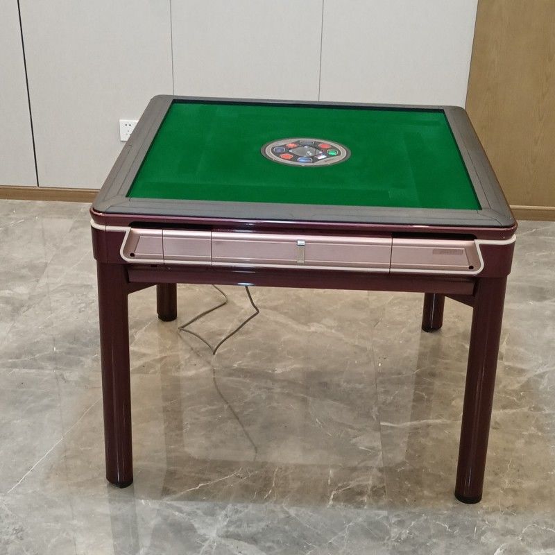 高端静音麻将机全自动餐桌两用家用棋牌麻将桌折叠过山车四口机麻|undefined