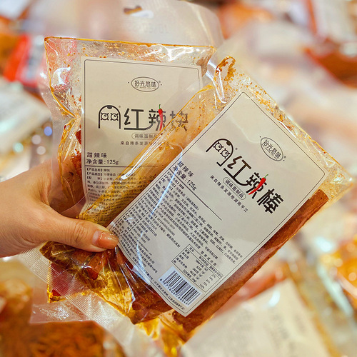Hotted Red Noodles Pick Up Light Flavor Thick Noodles Spicy Hot Spicy Leisure Hotted Snacks Childhood Nostalgia Snacks Wholesale