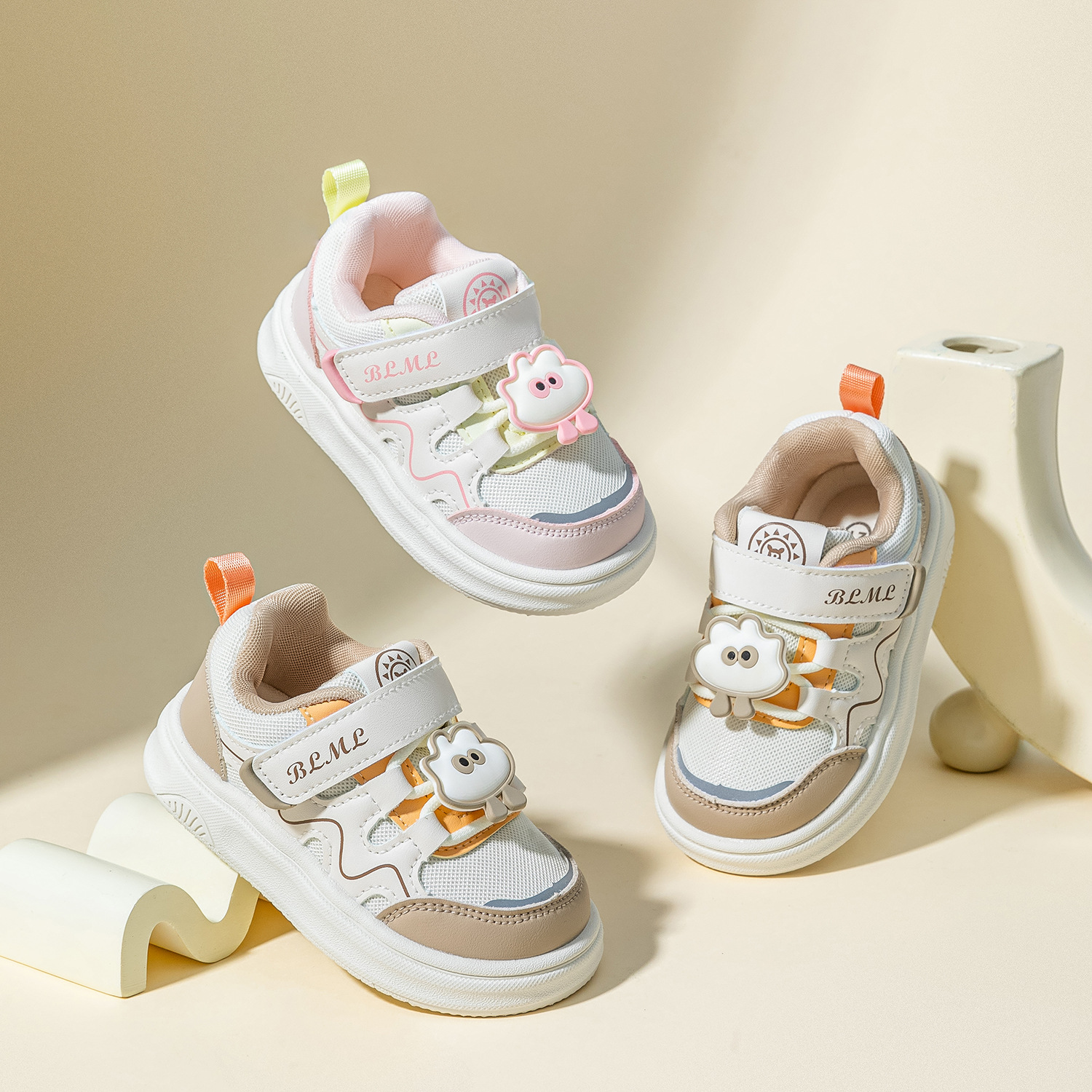 Bramiller 2025 New Autum Baby Boy Soft-Soled Shoes Non-Slip Toddler Shoes Kidsren's Breathable Non-Slip Sports Shoes