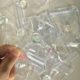 Small nose ga transparent expression bag, pinch cartoon small dumplings soft rubber pinch music key chain decompression vent toy