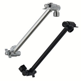 American Shower Arm Set, Top Spray Arm, Movable Adjustable Elbow Shower Extension Rod