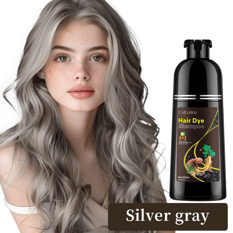 Un extracto de planta negra colorante para el cabello cubierto crema de color para el cabello blanco para el cabello negro en un lavado FDA colorante temporal para el cabello