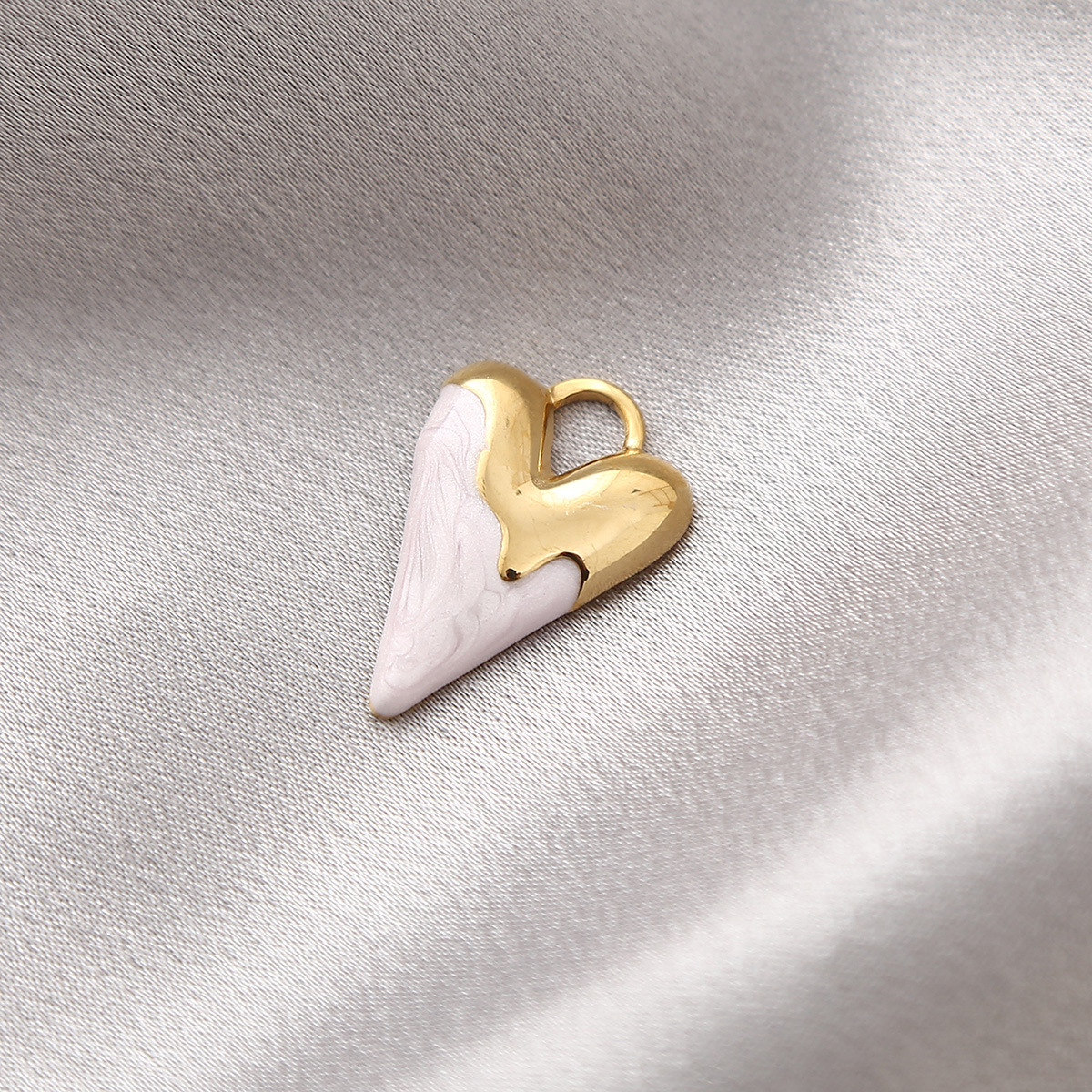 1 Pieza 17x25mm Acero Inoxidable 304 Forma De Corazón Colgante Accesorios De Joyería display picture 5