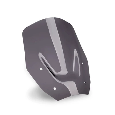 Suitable for Bmw R1300Gs Modified Height-Increasing Windshield, Waterbird 1300Gs Windshield Glass Small Windscreen Front Wind Deflector (Motorcycle front windshield) - smoked-gray