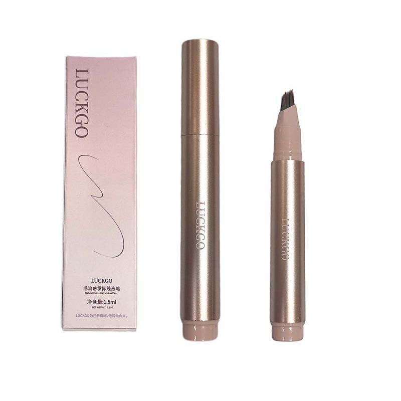 LUCKGO cabello gripe línea de cabello lápiz líquido raíz clara cabello gripe impermeable color natural maquillaje transfronterizo al por mayor