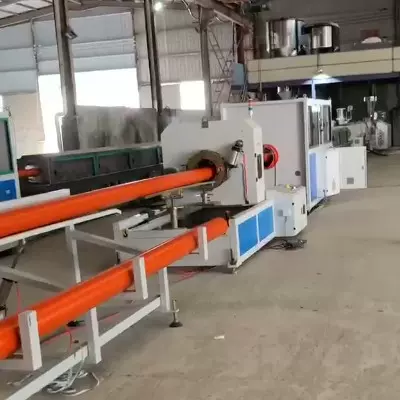 厂家批发mpp/pvc电力管生产线塑料管材设备机械塑料管生产挤出机