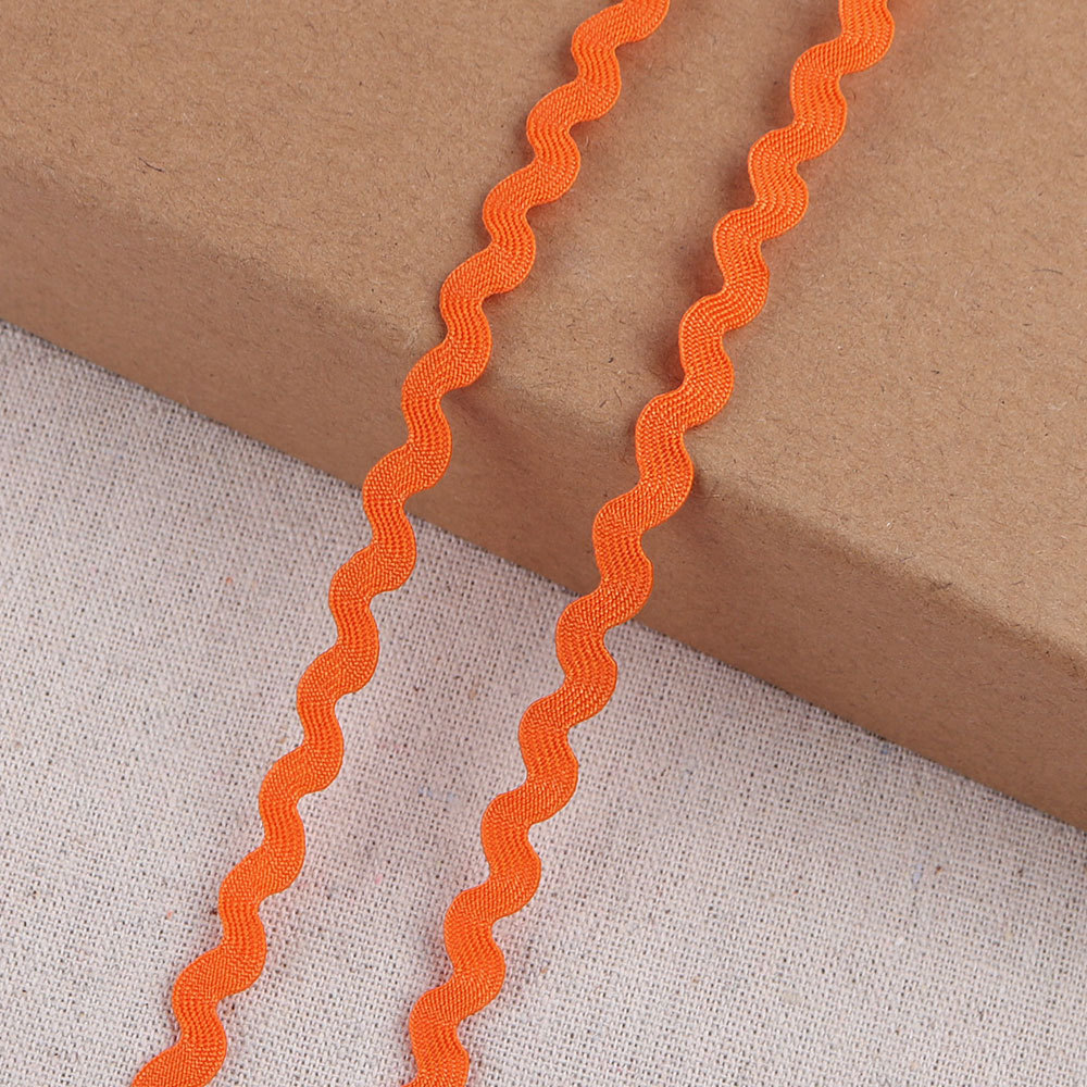 Cinta de polipropileno en S de 5mm, embalaje de regalo, cinta ondulada de color para el hogar, cinta de borde curvo al por mayor