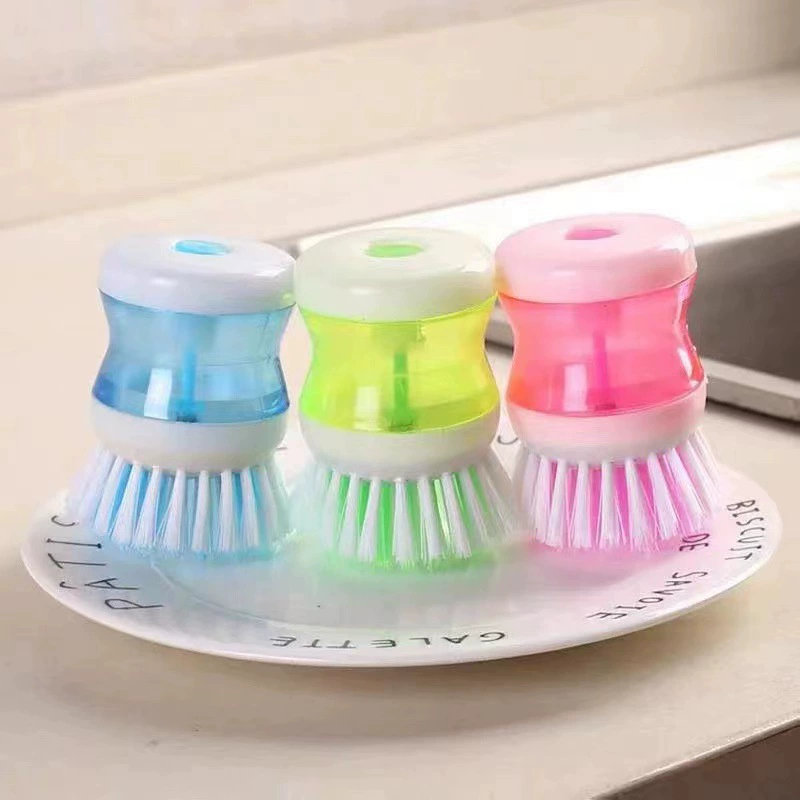Пресс жидкость для мытья посуды щетка горшок артефакт автоматическое добавление жидкости губка головка щетки многофункциональная Чистка Посудомоечная щетка мытье посуды щетка