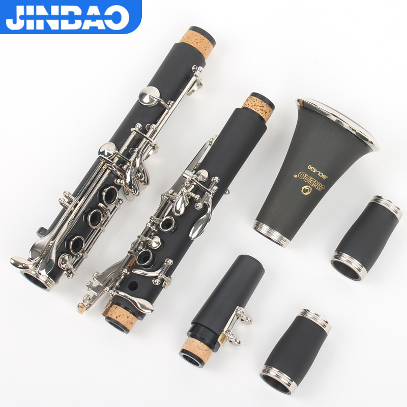 津宝单簧管530专业乐器-601成人初学考级演奏降调黑管