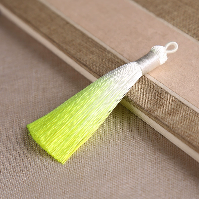 Accessory with tassels, pendant, 8cm, gradient, Chinese style