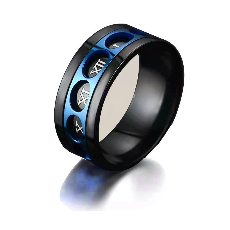 Ring stainless steel for beloved, accessory, European style, for import, wholesale