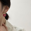 Fashionable zirconium, advanced earrings, light luxury style, western style, high-quality style