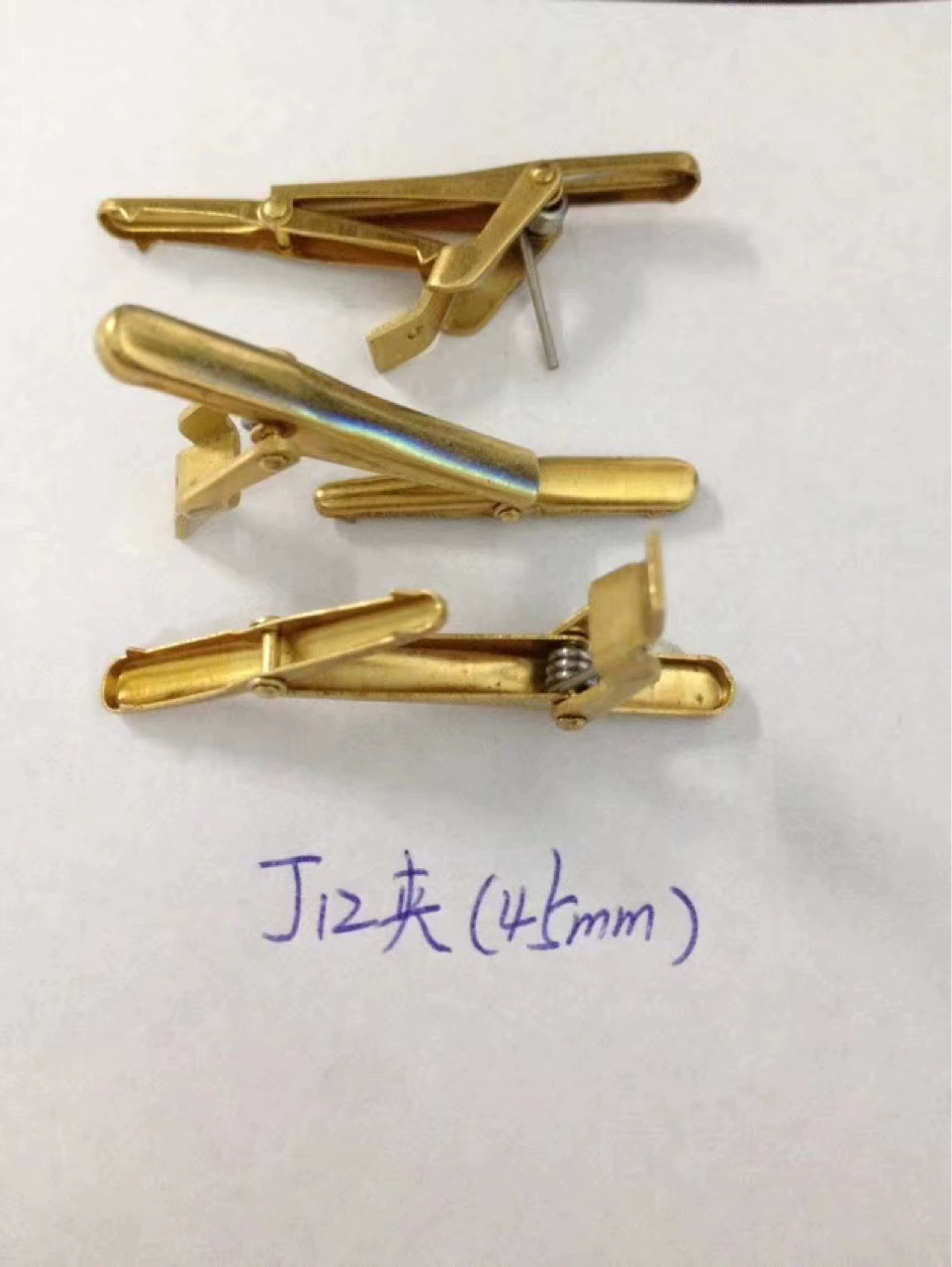 Прямые продажи с фабрики, оптовая продажа, медный зажим для галстука