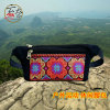 Ethnic belt bag with zipper, capacious shoulder bag, shopping bag, ethnic style, with embroidery