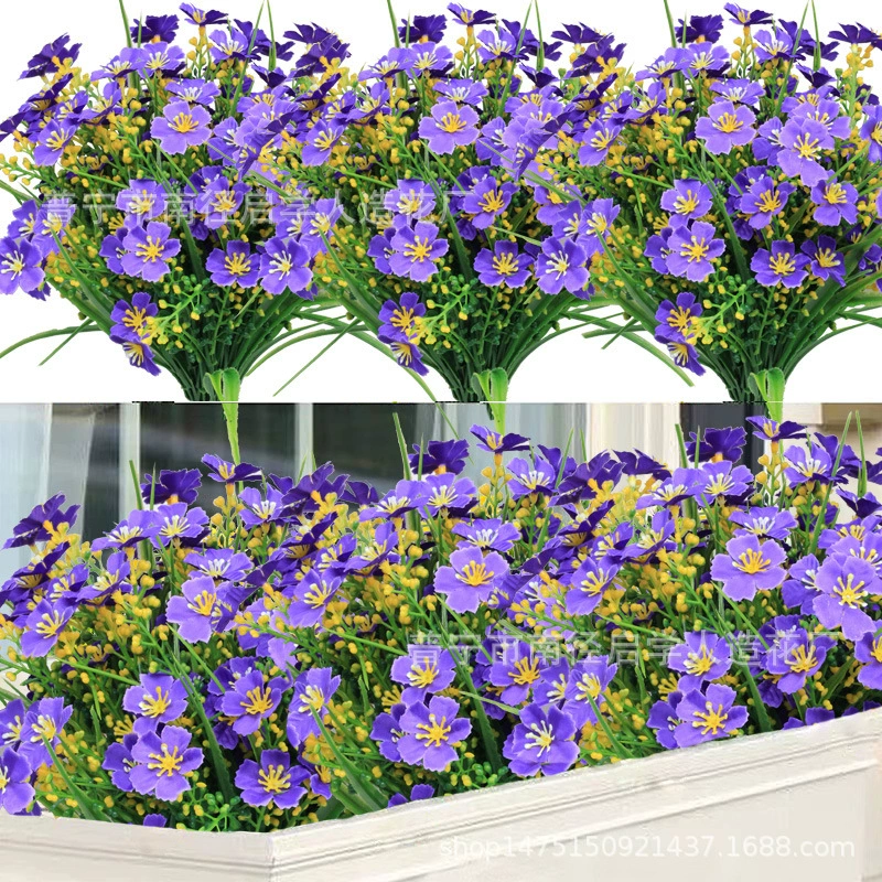 Трансграничные поставки имитация растений в горшках, цветы, зеленые посадки, искусственные цветы, пластиковые бонсай, декоративные украшения для настольных украшений