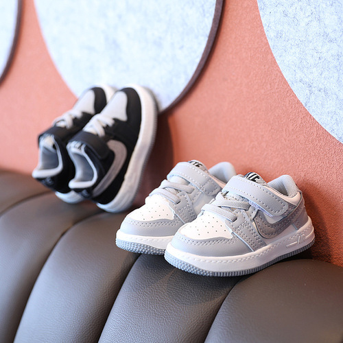 Children's sports shoes for boys and girls  spring and autumn new Korean style boys' baby shoes single shoes toddler shoes