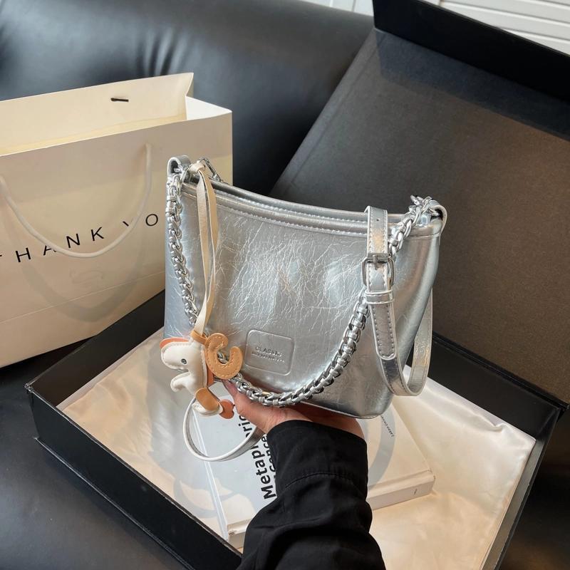 Bags for Women 2025 New Korean Style Internet Celebrity Fashion Versatile Women's Shoulder Bucket Bag Crossbody Small Bag