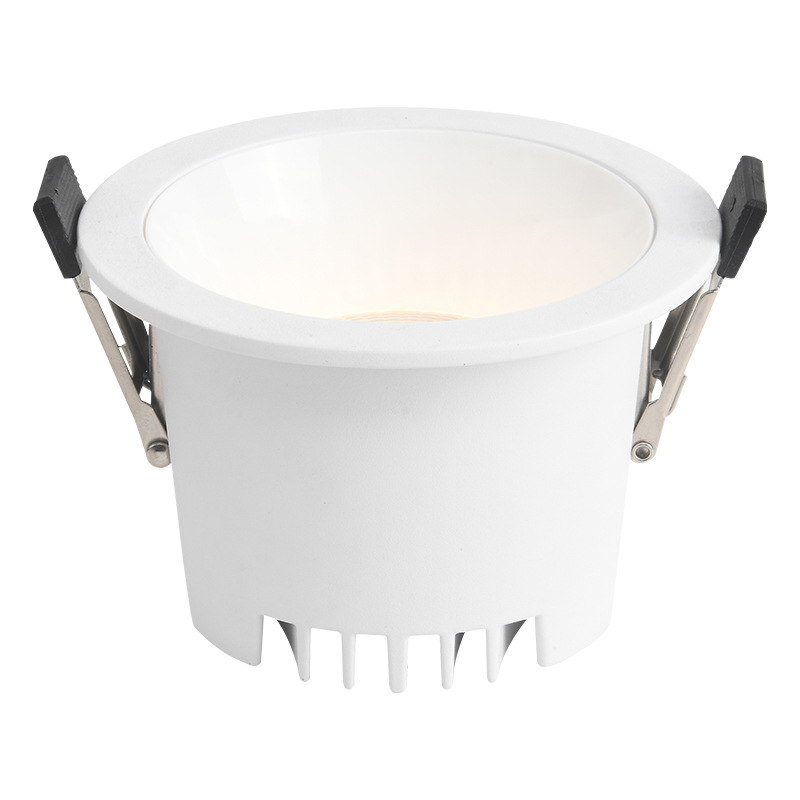 Downlight incrustado techo agujero lámpara doméstica escondida lámpara de barril lámpara simple anti-deslumbramiento pasillo porche downlight 495L