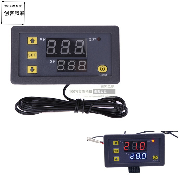 W3230 High-Precision Temperature Controller Digital Display Thermostat Module Temperature Control Switch Micro 12V24V/Ac220V W3230 High-Precision Temperature Controller Digital Display Thermostat Module Temperature Control Switch Micro 12V24V/Ac220V
