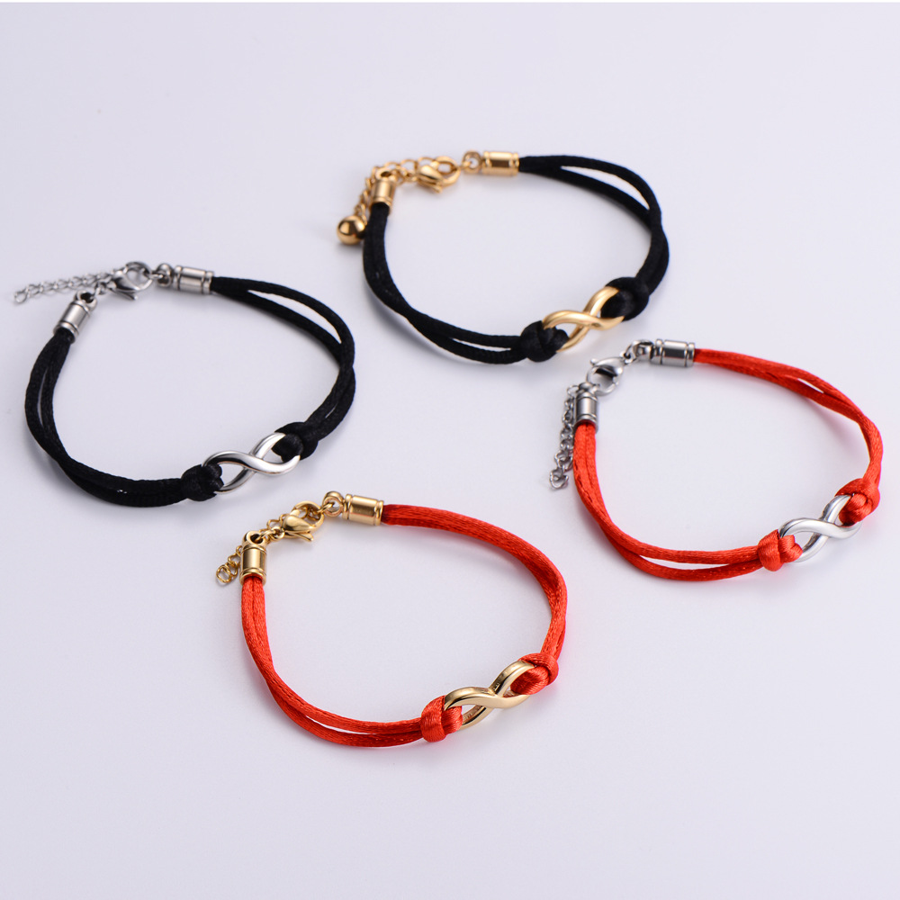 Travel Occasion 304 Stainless Steel Material PVD Coated 18K Gold Plated Star 304 Stainless Steel Ethnic Style Waterproof Non Tarnish Leather Rope Bracelets