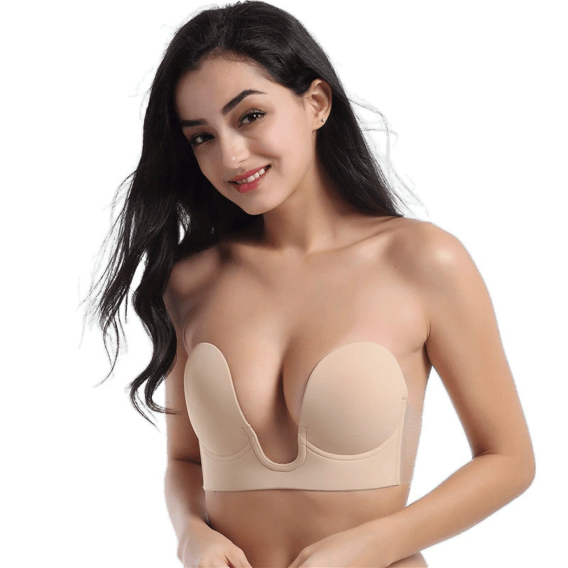Invisible push up bra, straps, wireless bra, silicone protective underware, nipple stickers, breast pads, beautiful back