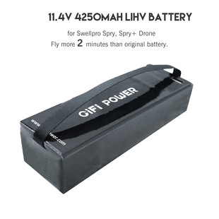 11.4V 4250mah lithium battery for Swellpro Spry, Spry fishing drone