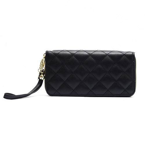 Diamond wallet women's long style  new European and American fashion large capacity clutch bag zipper women's wallet ins style